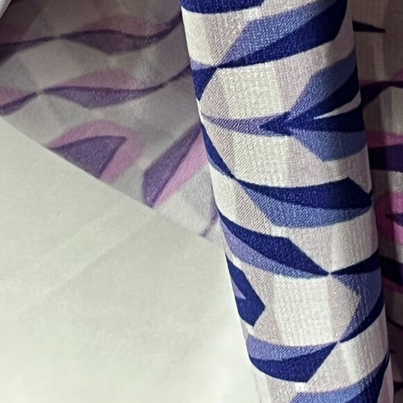 Jessica Simpson Dress Womens 6 Small A Line Blue Purple Casual Work Stretch - Picture 6 of 12